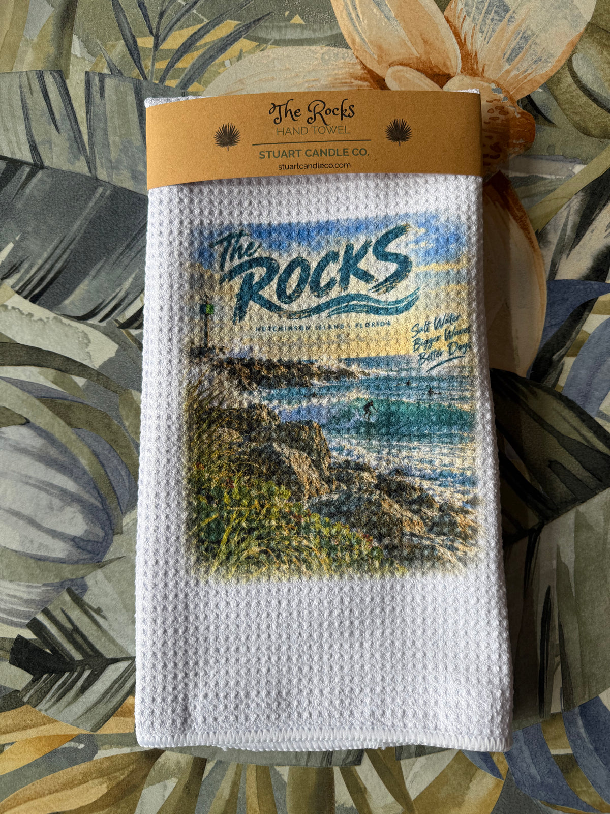 The Rocks hand towel