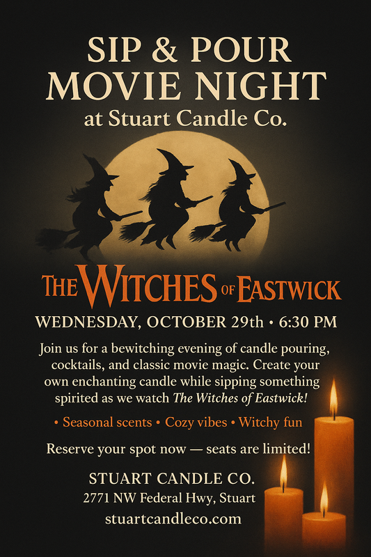 Sip and Pour Movie Night Wed. 10/29 @ 6:30