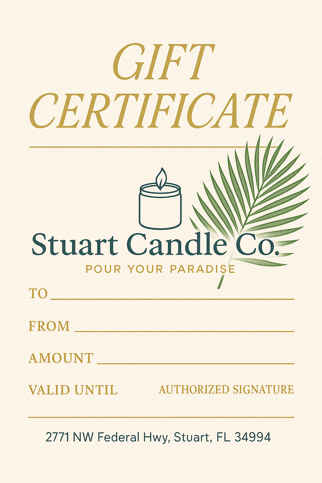 Gift Certificate